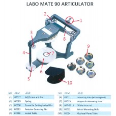 LaboMate 90 SPAREPART Diagram - For Information Purposes Only - Contact Us 